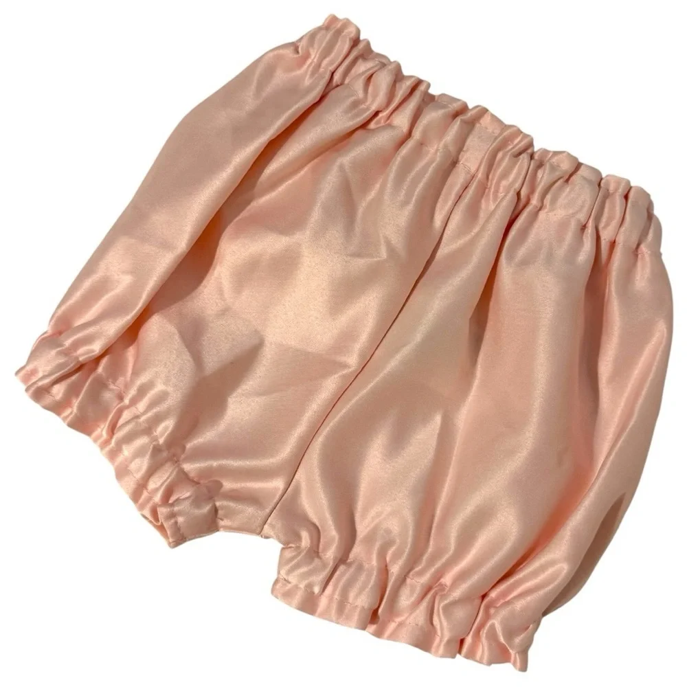 American Princess Baby Girl Dress Set 6M Pink Gold Embroidered Tulle Party Dress - Picture 5 of 10